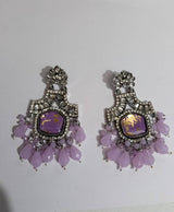 Royal Purple Drop Earrings