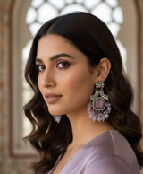 Royal Purple Drop Earrings