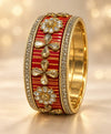 Ruby Bloom Lac Bangle Set