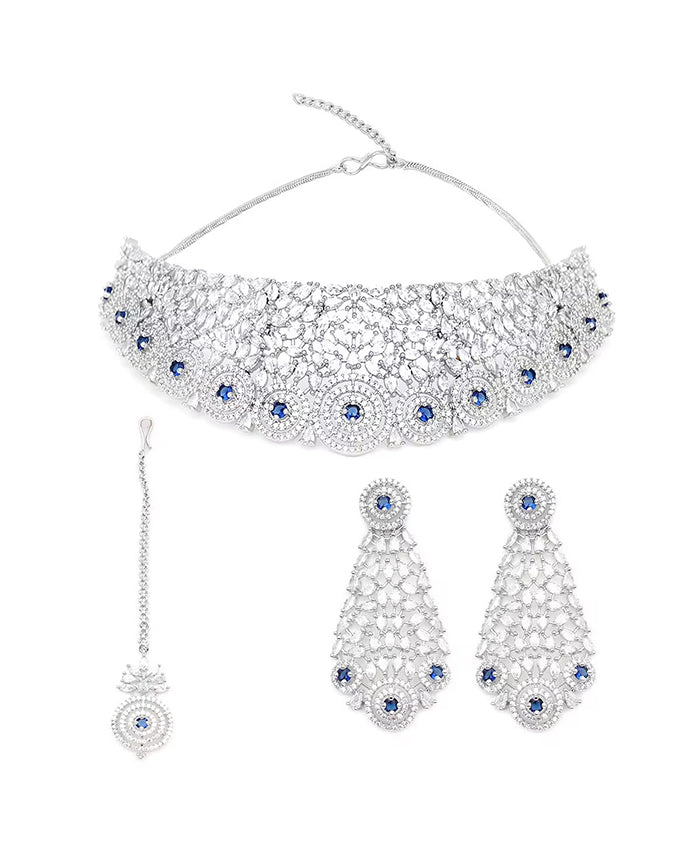 Sapphire Royale Chandelier Set