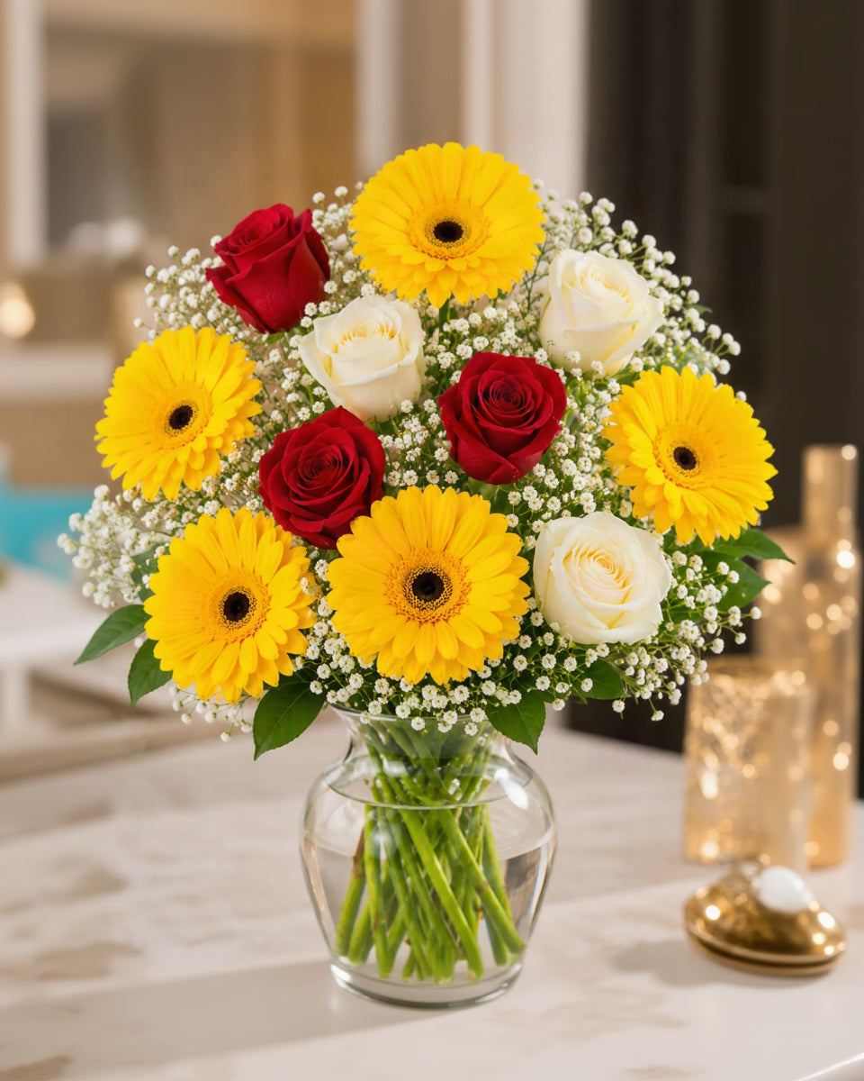 Scintillating Floral Mix