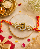 Shree Krishna Premium Kundan Designer Rakhi