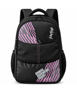 Sky High Adventure Black & Pink Travel Backpack