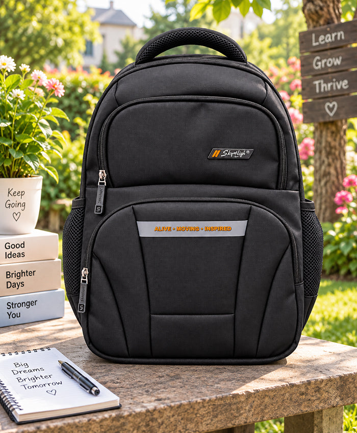 Sky High Alive Moving Inspired Black Everyday Backpack