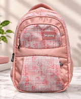 Sky High Blush Pink Printed Multi-Compartment Backpack