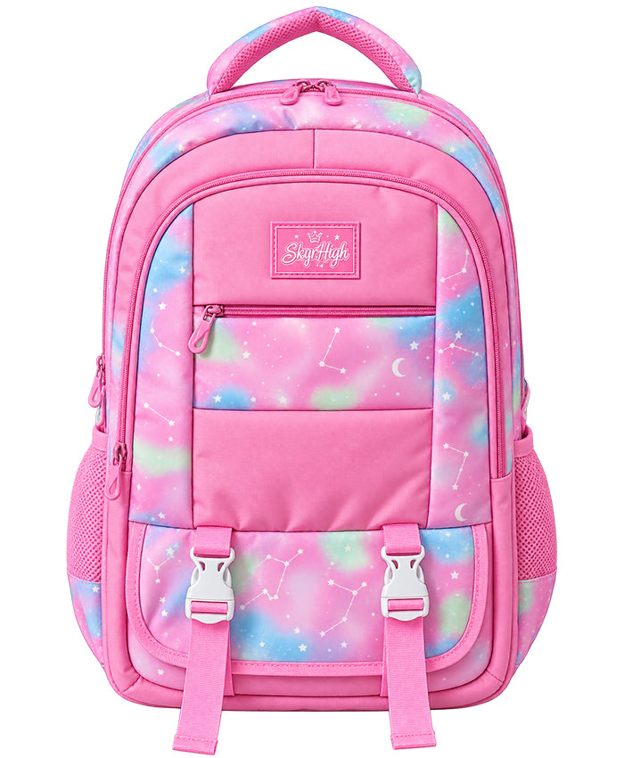 Sky High Galaxy Dream Pink School Backpack for Girls