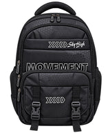 Sky High Movement Black Multi-Compartment Backpack