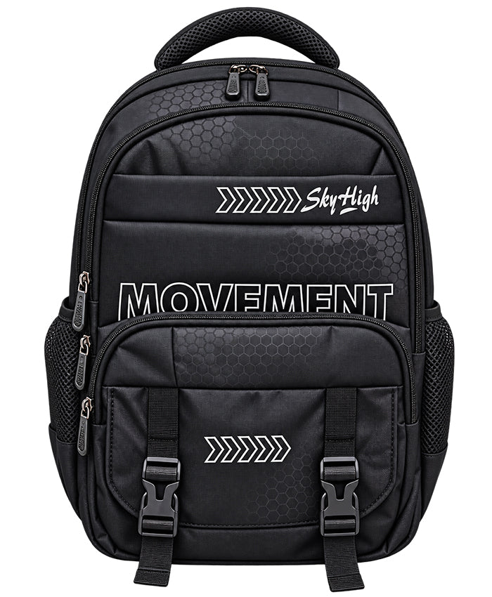 Sky High Movement Black Multi-Compartment Backpack