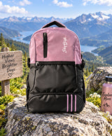 Sky High Rose Edge Pink & Black Everyday Backpack