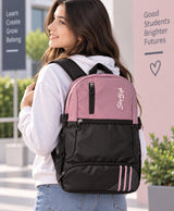 Sky High Rose Edge Pink & Black Everyday Backpack