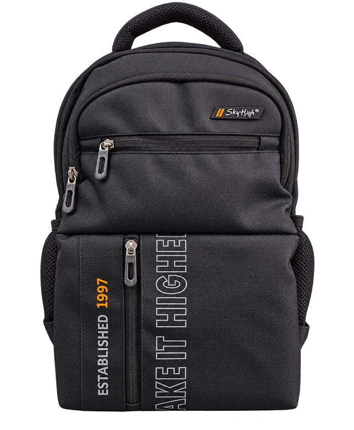 Sky High Take It Higher Black Multi-Compartment Backpack