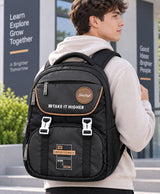 Sky High Take It Higher Black Multi-Compartment School Backpack