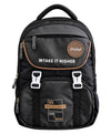 Sky High Take It Higher Black Multi-Compartment School Backpack