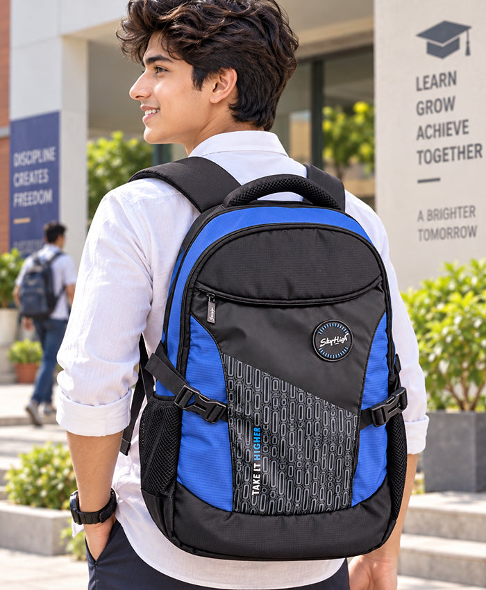 Sky High Take It Higher Blue & Black Sport Backpack
