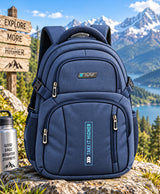 Sky High Take It Higher Navy Blue School Backpack