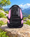 Sky High Travel Pro Black & Pink Backpack