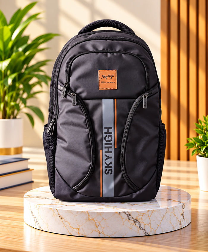 Sky High Urban Edge Black & Orange Backpack