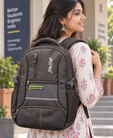 Sky High Urban Edge Grey Multi-Compartment School Backpack