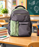 Sky High Urban Edge Grey & Sage Green Backpack