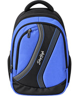 Sky High Velocity Blue & Black Multi-Compartment School Backpack