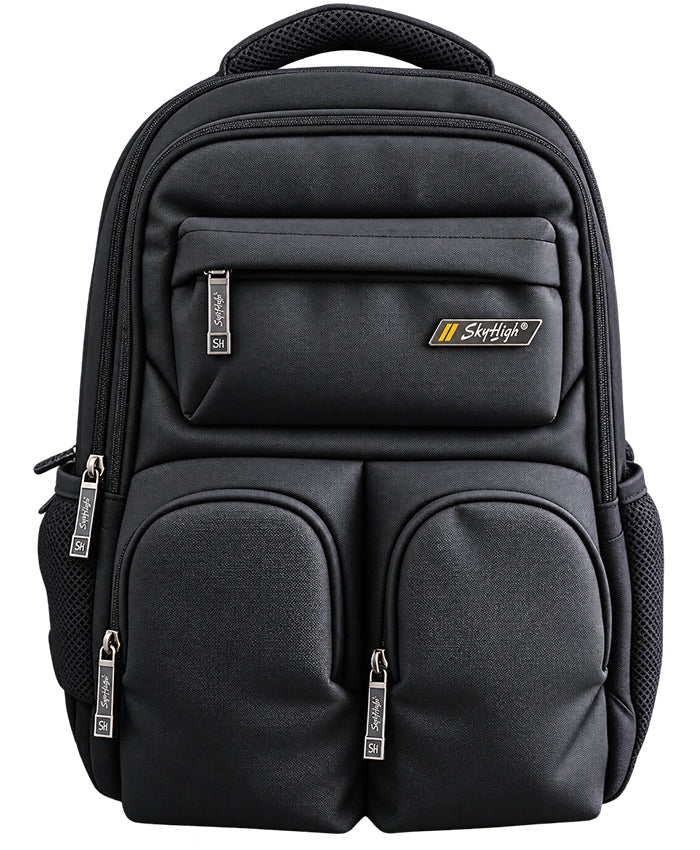 SkyHigh Black Rugged Backpack