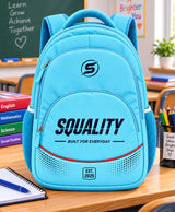 SkyRush Aqua Blue Everyday School Backpack