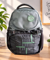Skyking Never Give Up Grey & Black Backpack