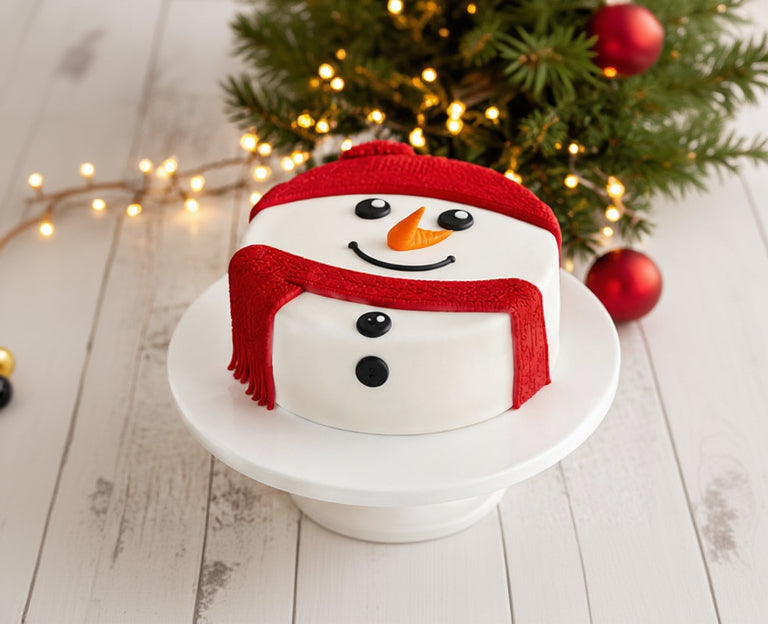 Snowman Winter Wonderland Designer Cake