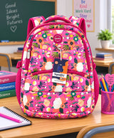 Squality BloomBerry Floral School Backpack