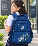 Squality Velocity Blue Student Backpack