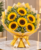 Classic Sunflower Bouquet – 6 Sunflowers