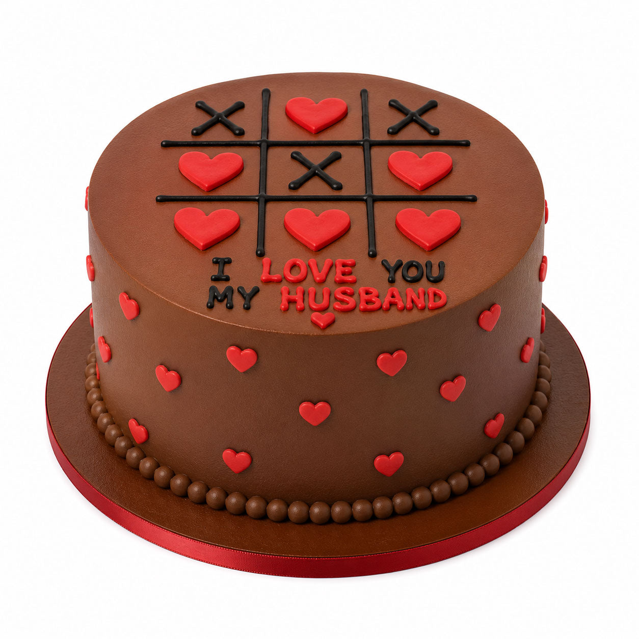 Sweet Chocolate Cream Cake for Him