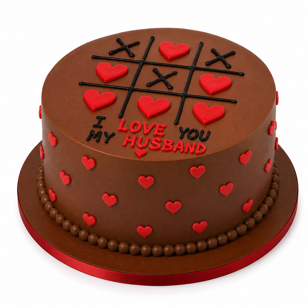 Sweet Chocolate Cream Cake for Him