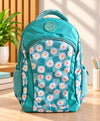 Teal Daisy SkyHigh Floral Printed Backpack