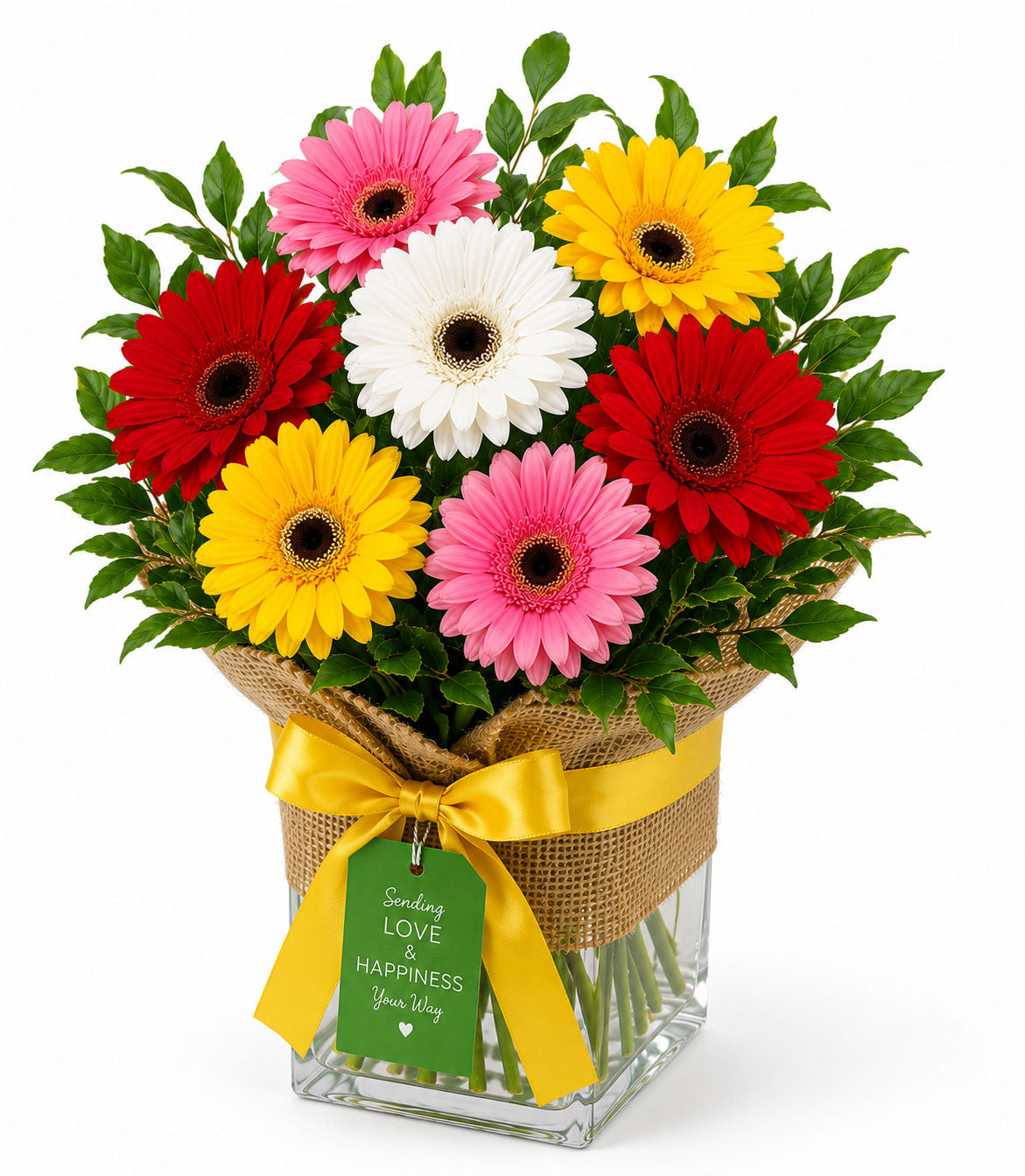 Vibrant Wishes Floral Vase