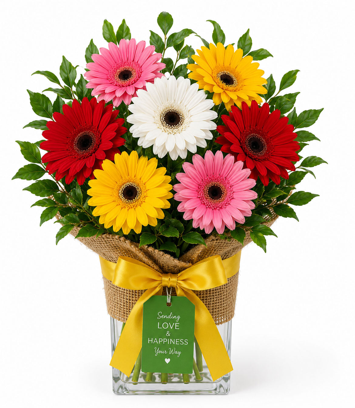 Vibrant Wishes Floral Vase
