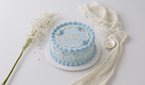 Baby Blue Vintage Cake