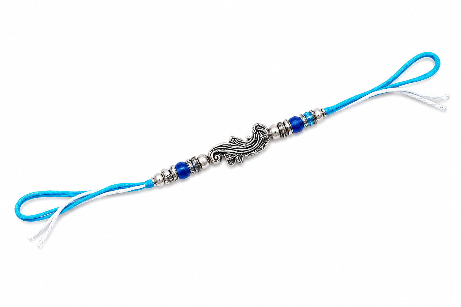 Blue Peacock Designer Rakhi