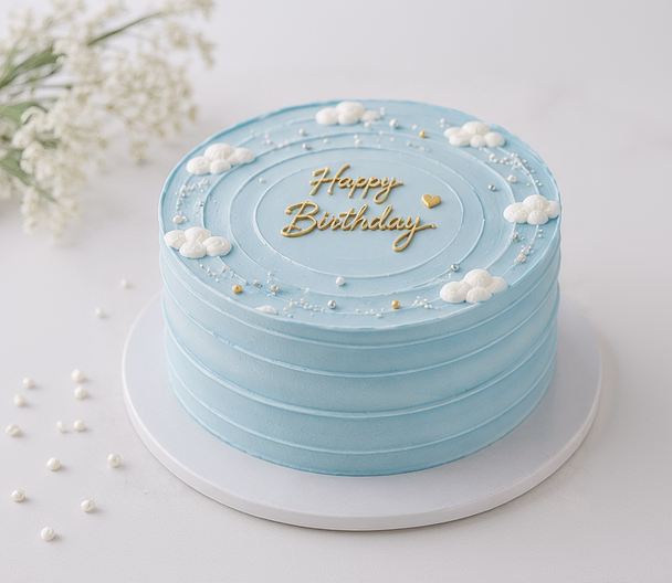 Blue Sky Celebration Cake