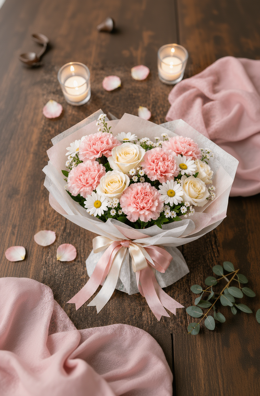 Blush Bloom Elegance Bouquet