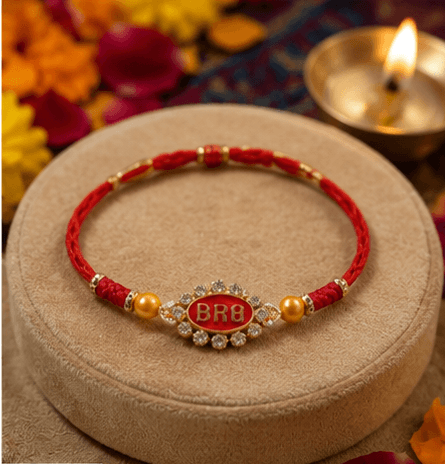 BRO Crystal Designer Rakhi