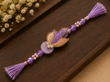 Lavender Butterfly Designer Rakhi