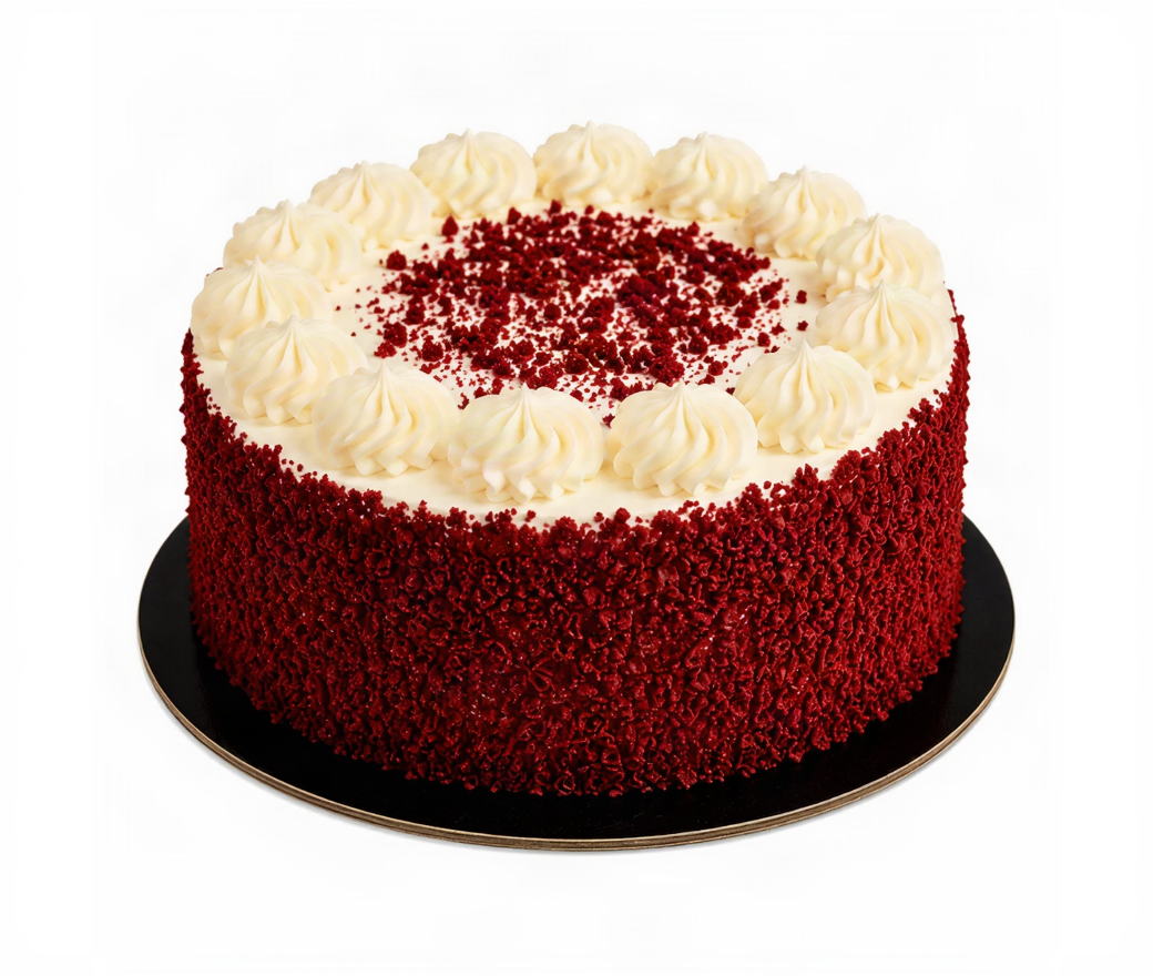 Celebration Blooms & Red Velvet Cake Combo