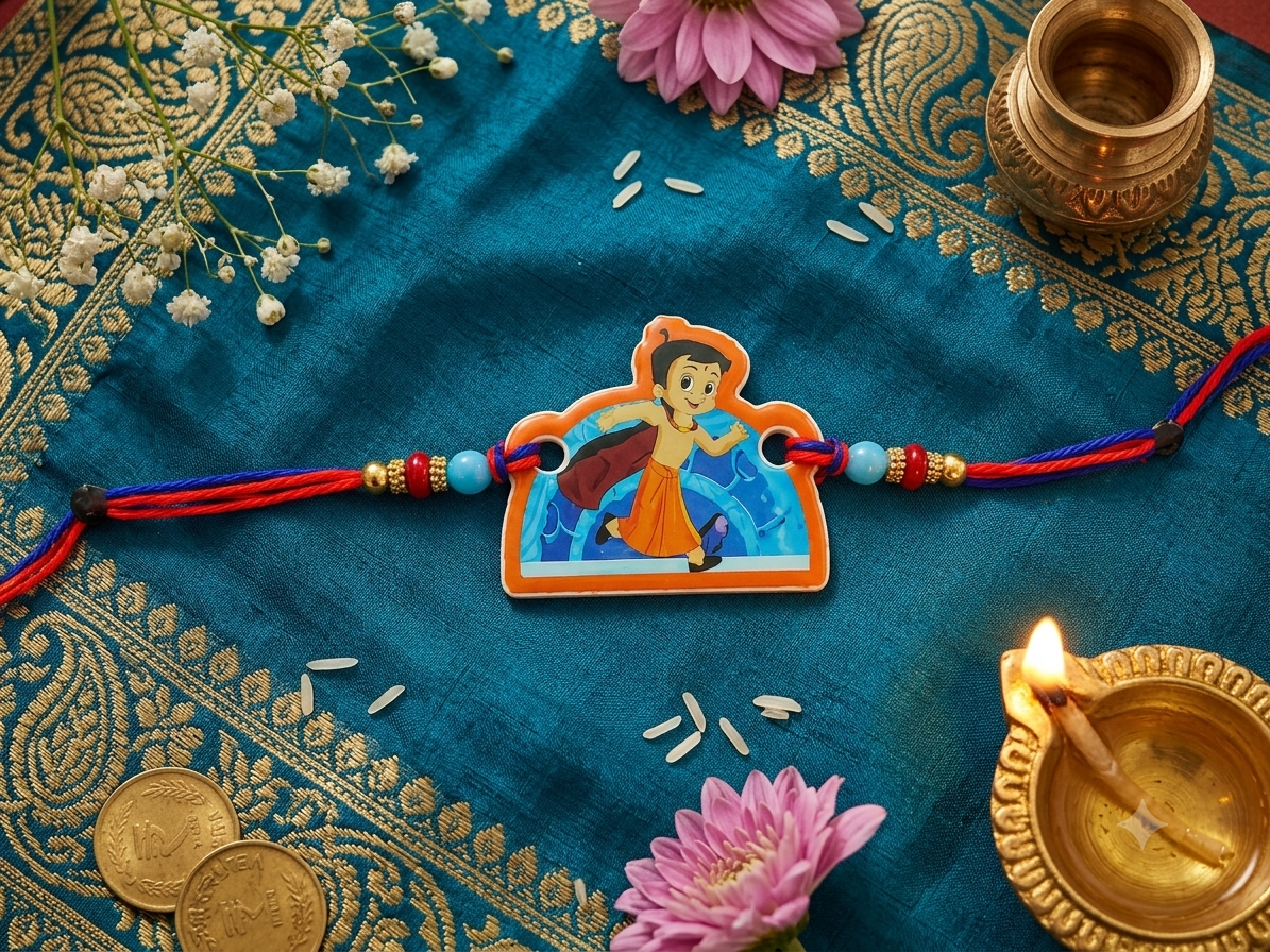 Chhota Bheem Kids Cartoon Rakhi