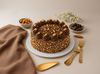 Chocolate Almond Crunch Truffle Cake