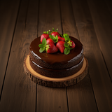Chocolate Strawberry Delight Cake