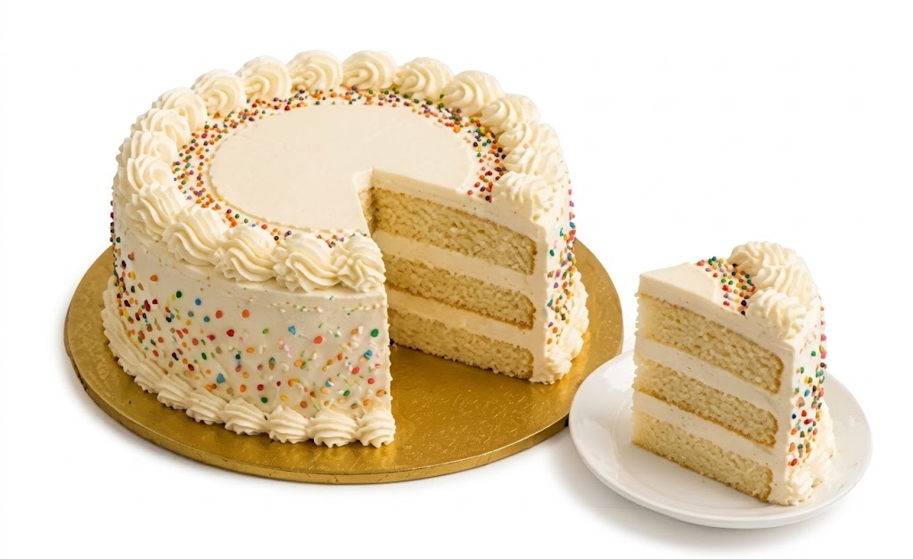 Classic Confetti Vanilla Celebration Cake
