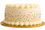 Classic Confetti Vanilla Celebration Cake