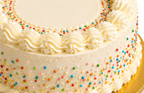 Classic Confetti Vanilla Celebration Cake