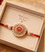 Coral Floral Designer Rakhi